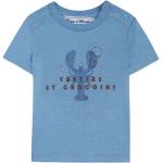 Dětská trička s potiskem Kojenecké v modré barvě z bavlny od značky Tartine et Chocolat z obchodu Answear.cz s poštovným zdarma 