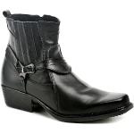 Pánská  Westernová obuv Koma v černé barvě z kůže ve velikosti 44 na léto 