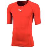 Dětská termo trička Puma Liga v červené barvě strečové ve slevě 