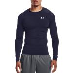 Pánská  Fitness trička Under Armour v modré barvě ve velikosti L s dlouhým rukávem ve slevě 