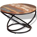 Konferenční stolek Lamont - masivní regenerované dřevo | 60x60x40 cm