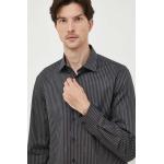 Pánské Designer Košile s potiskem Calvin Klein v černé barvě z bavlny ve slevě 