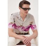 Pánské Designer Košile s krátkým rukávem Calvin Klein vícebarevné z viskózy ve velikosti S s krátkým rukávem 