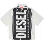 Dětské košile s krátkým rukávem Chlapecké v šedé barvě od značky Diesel z obchodu Vermont.cz s poštovným zdarma 