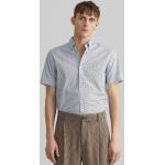 Pánské Košile s krátkým rukávem z bavlny s krátkým rukávem s button-down límcem na léto 