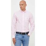Košile s dlouhým rukávem Gant v růžové barvě z bavlny ve velikosti M s dlouhým rukávem s button-down límcem 