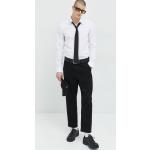 Pánské Slim fit košile HUGO v bílé barvě v ležérním stylu z bavlny ve velikosti L s dlouhým rukávem strečové 