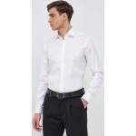 Pánské Designer Slim fit košile Michael Kors v bílé barvě z bavlny strečové ve slevě 