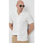 Pánské Designer Košile s krátkým rukávem Paul Smith Paul v bílé barvě z bavlny ve velikosti M s krátkým rukávem strečové ve slevě 