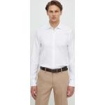 Pánské Slim fit košile Tommy Hilfiger v bílé barvě z bavlny s dlouhým rukávem strečové ve slevě 