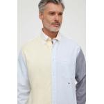 Pánské BIO Košile s dlouhým rukávem Tommy Hilfiger z bavlny ve velikosti M s dlouhým rukávem s button-down límcem strečové 