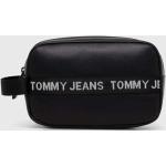 Kožené tašky Tommy Hilfiger v černé barvě z polyuretanu ve slevě 