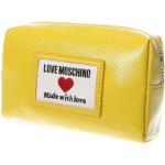 Designer Kosmetické kufry Moschino Love Moschino v žluté barvě 