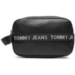 Pánské Kožené tašky Tommy Hilfiger v černé barvě z kůže ve slevě 
