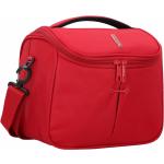 Kosmetické kufry Roncato v červené barvě z látky 