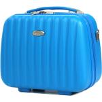 Kosmetické kufry v modré barvě z plastu 