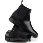 Dámské Kožené kotníkové boty Gant v černé barvě v minimalistickém stylu z hovězí kůže 