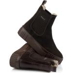 Dámské Kožené kotníkové boty v minimalistickém stylu z kůže ve velikosti 38 na zimu 