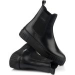 Dámské Kožené kotníkové boty v minimalistickém stylu z kůže ve velikosti 40 na zimu 
