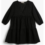 Dámské Letní šaty KOTON v černé barvě ve velikosti M mini ve slevě 
