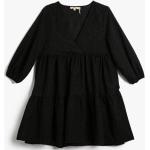 Dámské Letní šaty KOTON v černé barvě ve velikosti L mini ve slevě 