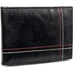 Pánské Kožené peněženky Wild v černé barvě z kůže s blokováním RFID 