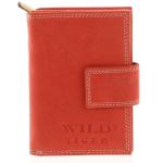 Dámské Luxusní peněženky Wild v červené barvě z kůže ve slevě 