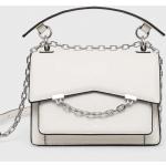 Dámské Kožené kabelky Karl Lagerfeld v bílé barvě z kůže 