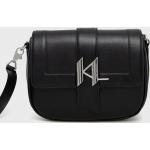 Dámské Kožené kabelky Karl Lagerfeld v černé barvě z kůže ve slevě 