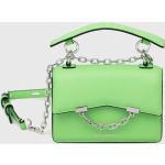 Dámské Kožené kabelky Karl Lagerfeld v zelené barvě z kůže 