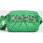 Dámské Designer Kožené kabelky Michael Kors v zelené barvě z kůže ve slevě 