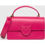 Dámské Kožené kabelky PINKO v růžové barvě z kůže 