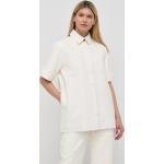 Dámské Košile v bílé barvě z polyesteru ve velikosti 9 XL s krátkým rukávem 