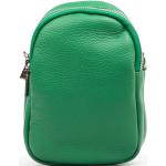Kožené kabelky v zelené barvě z kůže 