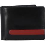Pánské Kožené peněženky v černé barvě v elegantním stylu z kůže ve slevě vyrobené v Česku 
