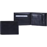Pánské Kožené peněženky v černé barvě v lakovaném stylu z kůže 