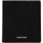 Designer Luxusní peněženky Calvin Klein v černé barvě z kůže s blokováním RFID ve slevě udržitelná móda 