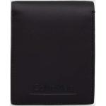 Designer Luxusní peněženky Calvin Klein v černé barvě z kůže s blokováním RFID 