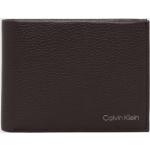 Designer Luxusní peněženky Calvin Klein v hnědé barvě z kůže s blokováním RFID udržitelná móda 