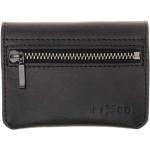 Pánské Kožené peněženky v černé barvě v minimalistickém stylu z kůže 