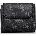 Luxusní peněženky Guess v černé barvě z kůže s blokováním RFID 