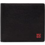 Kožené peněženky HUGO v černé barvě z kůže 