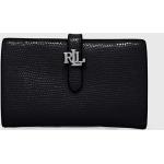 Dámské Designer Luxusní peněženky Ralph Lauren Ralph v černé barvě z kůže 
