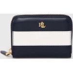 Dámské Designer Luxusní peněženky Ralph Lauren Ralph v námořnicky modré barvě z kůže 