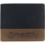 Pánské Kožené peněženky Meatfly v hnědé barvě z kůže s blokováním RFID 