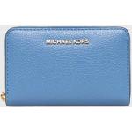 Dámské Designer Luxusní peněženky Michael Kors v modré barvě z kůže ve slevě 