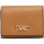 Dámské Designer Luxusní peněženky Michael Kors v béžové barvě z kůže ve slevě 