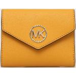 Dámské Designer Luxusní peněženky Michael Kors v žluté barvě z kůže ve slevě 