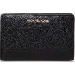 Dámské Designer Luxusní peněženky Michael Kors v černé barvě z kůže 