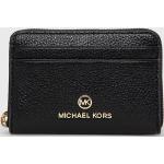 Dámské Designer Luxusní peněženky Michael Kors v černé barvě z kůže ve slevě 